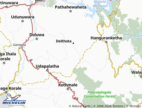MICHELIN Pitawala3 map - ViaMichelin