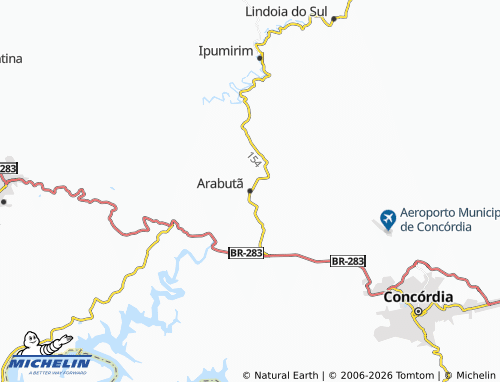 Mappa MICHELIN Arabutã - ViaMichelin