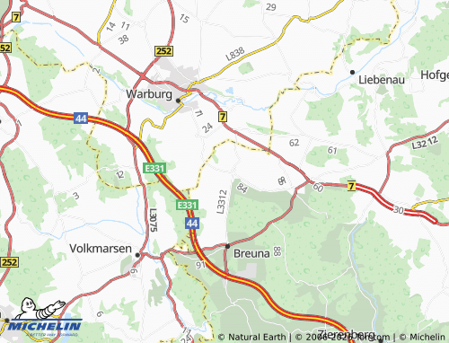 MICHELIN Wettesingen map - ViaMichelin
