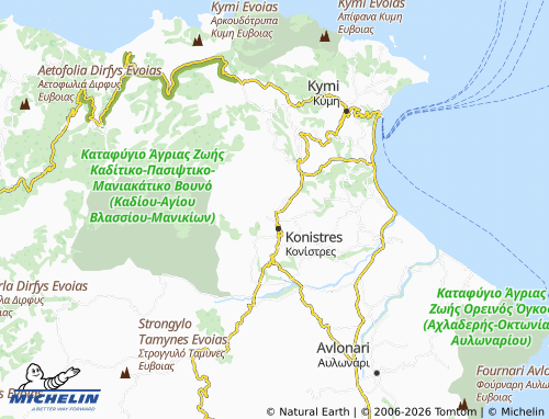 MICHELIN Giannides map - ViaMichelin