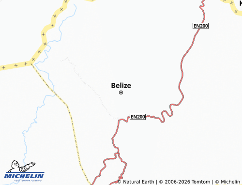 MICHELIN Belize map - ViaMichelin
