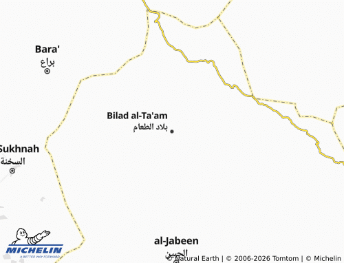 MICHELIN-Landkarte Bilad al-Ta'am - ViaMichelin