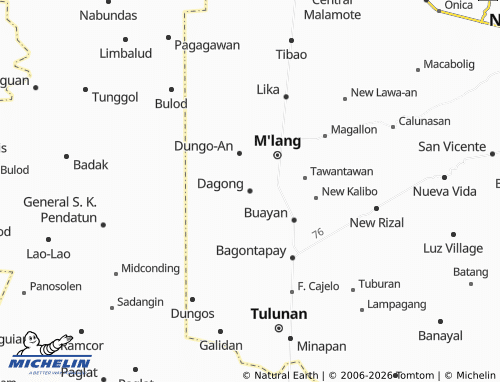 MICHELIN Dagong map - ViaMichelin