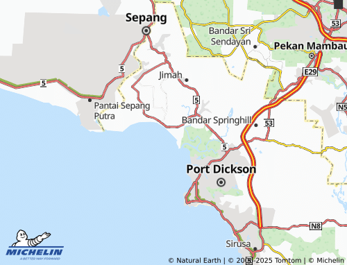 MICHELIN Taman Bagan Kurnia map - ViaMichelin