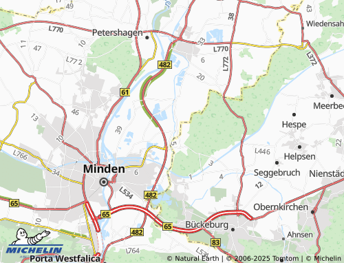 MICHELIN Päpinghausen map - ViaMichelin