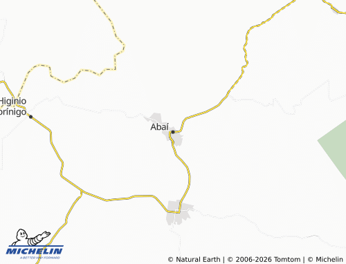 MICHELIN Abaí map - ViaMichelin