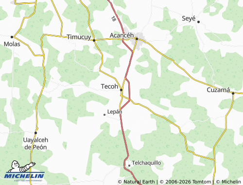 Mappa MICHELIN Centro - ViaMichelin