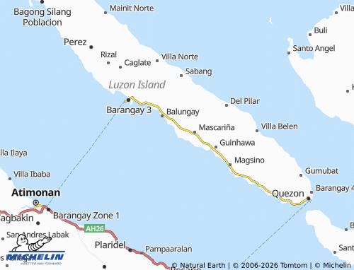 MICHELIN Gordon map - ViaMichelin