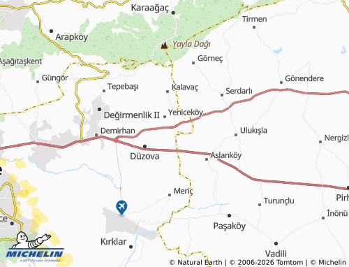 MICHELIN Çukurova map - ViaMichelin