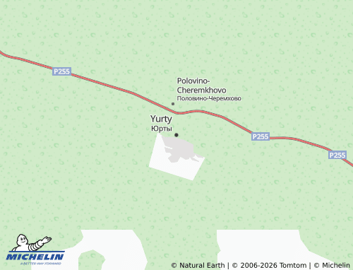 MICHELIN-Landkarte Yurty - ViaMichelin