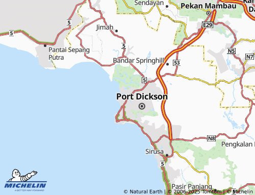 MICHELIN Taman PD Jasmin map - ViaMichelin