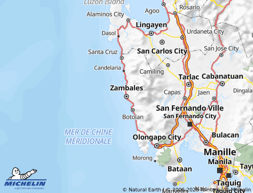 MICHELIN Zambales map - ViaMichelin