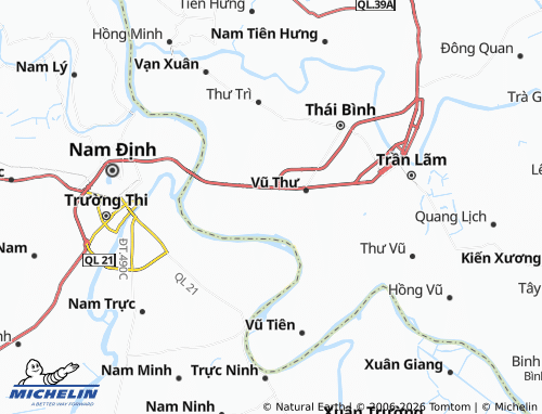 MICHELIN-Landkarte Tự Tân - ViaMichelin