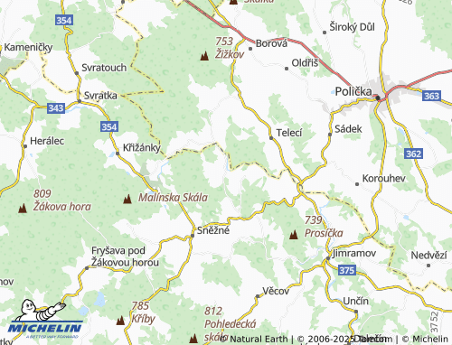 MICHELIN Krásné map - ViaMichelin