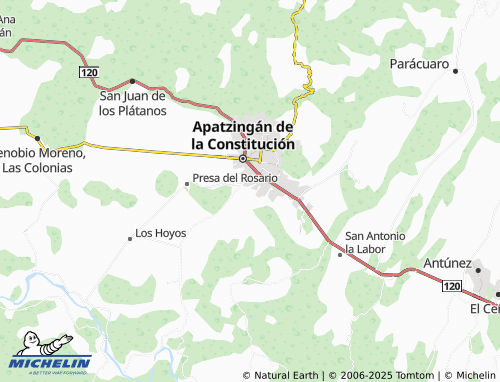 MICHELIN Potrerillos map - ViaMichelin