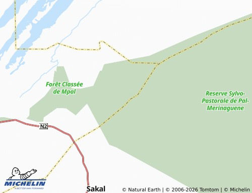 Mappa MICHELIN Teud Biti - ViaMichelin