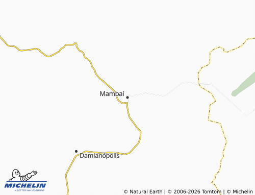 Mapa MICHELIN Mambaí - ViaMichelin