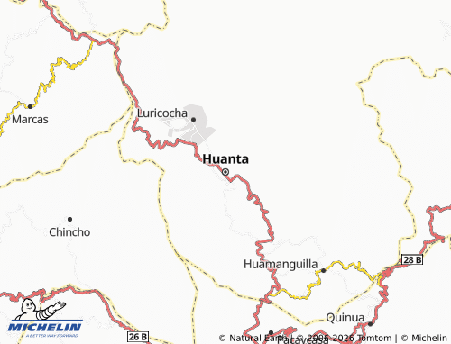 Mappa MICHELIN Huanta - ViaMichelin