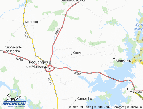 Mappa MICHELIN Corval - ViaMichelin