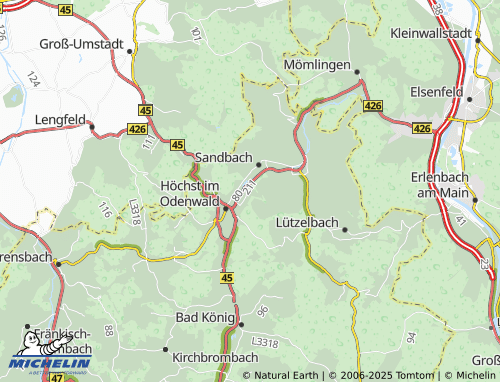 Kaart MICHELIN Dusenbach - ViaMichelin