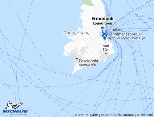 Carte MICHELIN Poseidonia - ViaMichelin