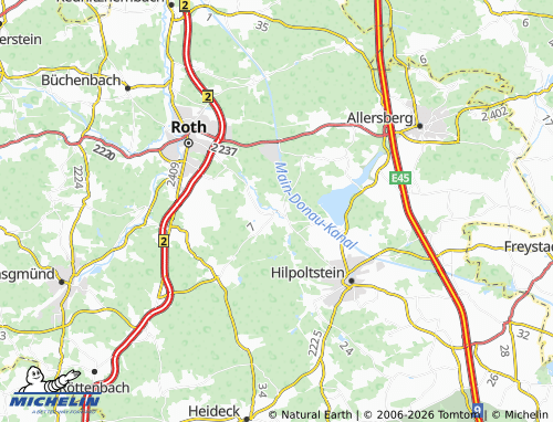 Mapa MICHELIN Eckersmühlen - ViaMichelin