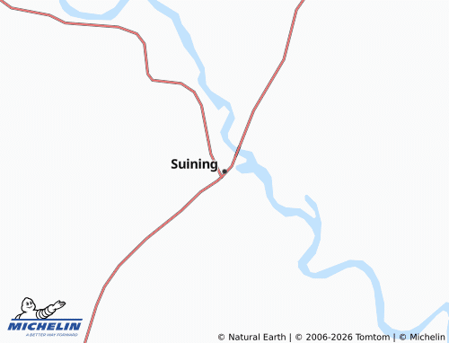 MICHELIN Suining map - ViaMichelin