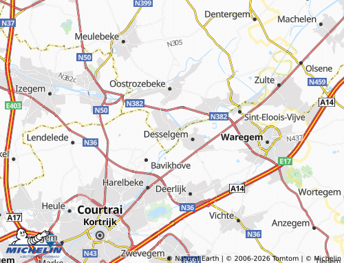 Mappa MICHELIN Ooigem - ViaMichelin