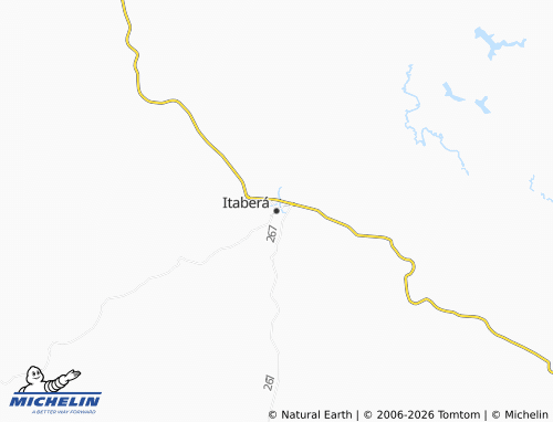 Mappa MICHELIN Itaberá - ViaMichelin