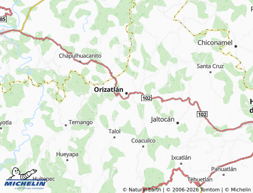 Mappa MICHELIN Loma Bonita - ViaMichelin