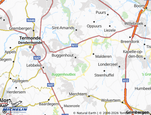 Mapa MICHELIN Buggenhout - ViaMichelin