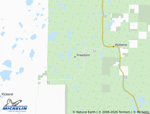 Kaart MICHELIN Freedom - ViaMichelin