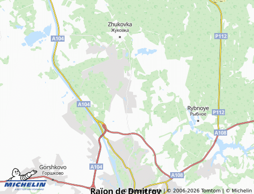 Carte MICHELIN Orud'yevo - ViaMichelin