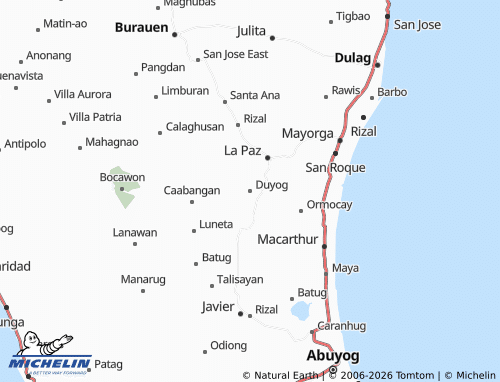 MICHELIN Duyog map - ViaMichelin