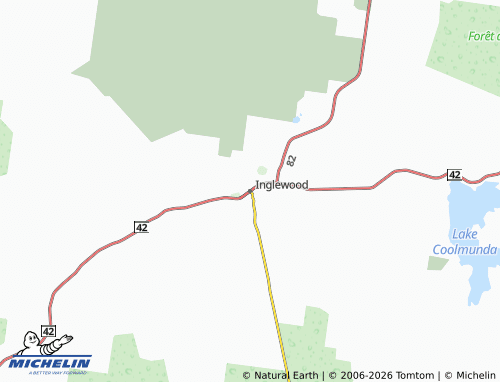 Mapa MICHELIN Inglewood - ViaMichelin