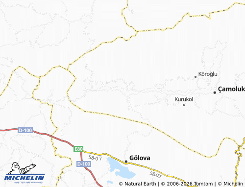Mappa MICHELIN Koçak - ViaMichelin
