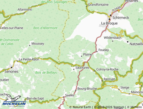 Mapa MICHELIN Champenay - ViaMichelin