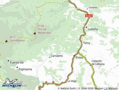 Mapa MICHELIN Arguébanes - ViaMichelin