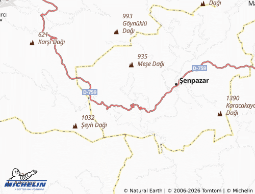 Mappa MICHELIN Dereköy - ViaMichelin