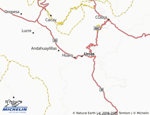 MICHELIN Huaro map - ViaMichelin