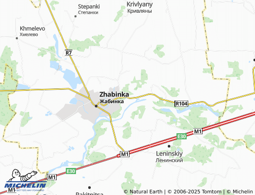 MICHELIN Zditovo map - ViaMichelin