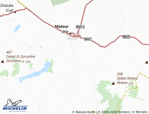 Mappa MICHELIN Lalla Mubarakah - ViaMichelin
