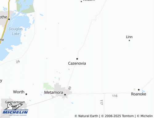 MICHELIN-Landkarte Cazenovia - ViaMichelin