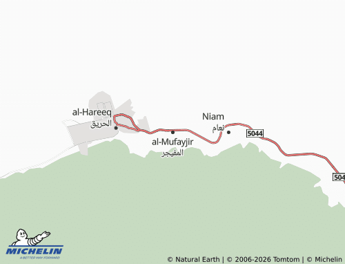 MICHELIN-Landkarte al-Mufayjir - ViaMichelin