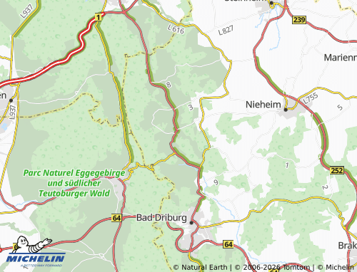 MICHELIN Erpentrup map - ViaMichelin