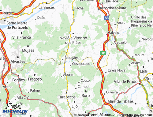 Mapa MICHELIN Frejão - ViaMichelin