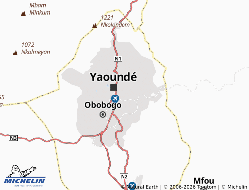 MICHELIN Kondengui map - ViaMichelin