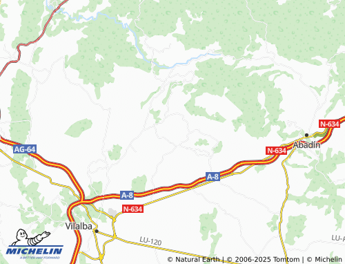 Carte MICHELIN O Castro - ViaMichelin