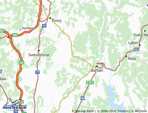 Kaart MICHELIN Petefi - ViaMichelin