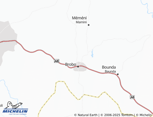 MICHELIN Gbangansou map - ViaMichelin